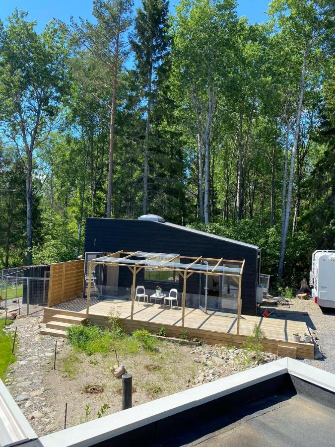 Tiny House In The Middle Of Nature Åkersberga Екстериор снимка